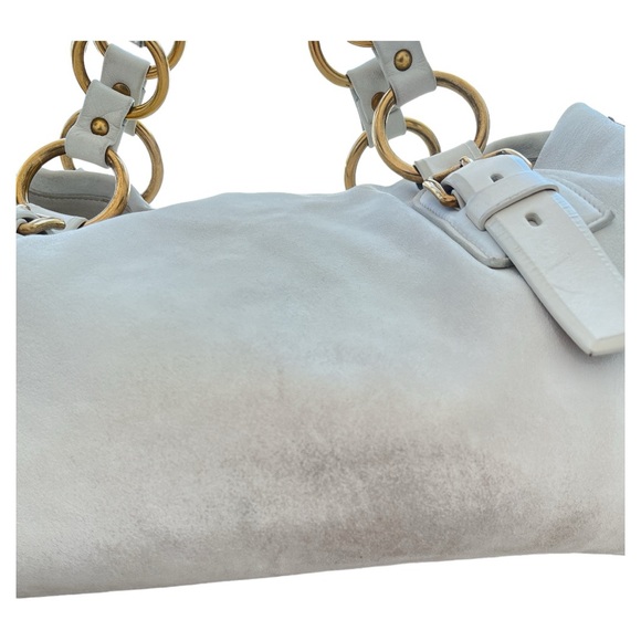 Prada Leather Studded Shoulder Bag - Picture 7 of 9